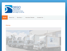 Tablet Screenshot of diegodelivery.net